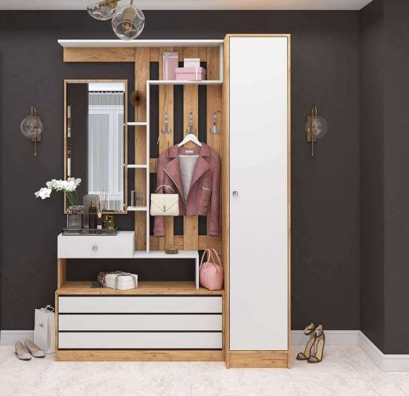 Шкаф-пенал Ямайка ЯПП-1 (ТЭКС) Дуб Крафт / Белый Шкаф-пенал Ямайка ЯПП-1 (ТЭКС) Дуб Крафт / Белый