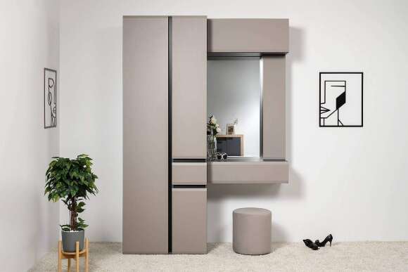 Зеркало настенное Сидней 17.12, Антрацит