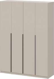 Шкаф распашной с наполнением (11 полок + штанга) ШК 5 (1600), Меланж