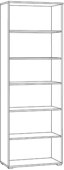 Остин Шкаф-витрина 16.394.02 белый/дуб золотой