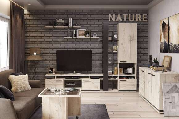 Гостиная Nature. Комплект 3, гаскон пайн Гостиная Nature. Комплект 3, гаскон пайн