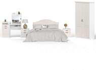 Спальня Ливерпуль вар.7 Белый/Ясень ваниль