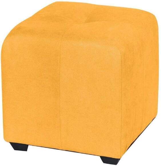 Пуф Николь Желтый велюр
