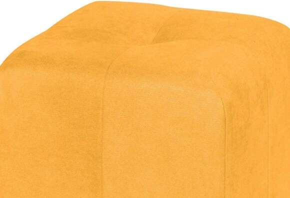 Пуф Николь Желтый велюр