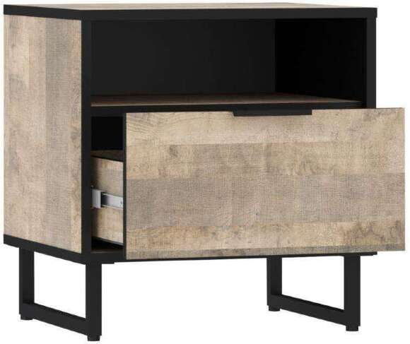 НМ 011.36 Тумба прикроватная Фолк Дуб Гранж песочный НМ 011.36 Тумба прикроватная Фолк Дуб Гранж песочный