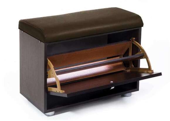 Обувница МС-1 венге/ясень шимо светлый/умбер