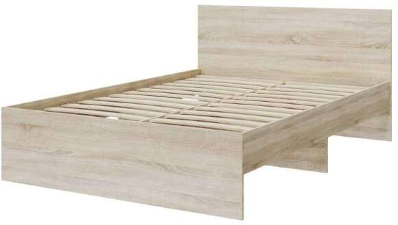 Кровать с ящиками 140х200 Лори  (MLK) Дуб сонома/Белый Кровать с ящиками 140х200 Лори  (MLK) Дуб сонома/Белый