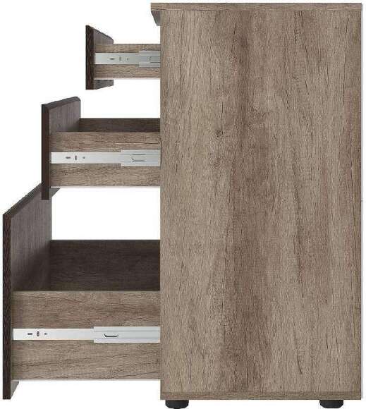 Комод КМ-01 Энигма, дуб каньон/венге Комод КМ-01 Энигма, дуб каньон/венге