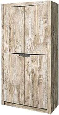 Шкаф двухстворчатый для одежды Ривьера, Дуб Юкон, Бетон темный