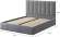 Кровать с подъемным механизмом Лира 160х200, серый