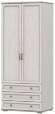Шкаф двухстворчатый с ящиками Александрия ШК-208 Шкаф двухстворчатый с ящиками Александрия ШК-208