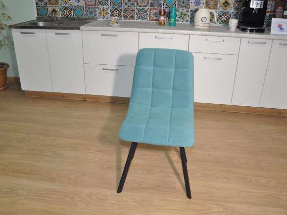 Стул ХИТ-2 / черный / бирюза