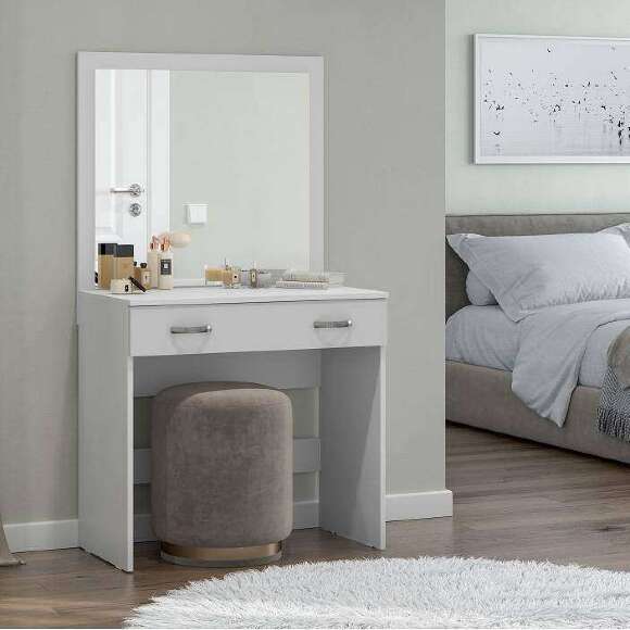 Стол туалетный Ронда СТ-01 (Интерьер Центр) Белое дерево Стол туалетный Ронда СТ-01 (Интерьер Центр) Белое дерево