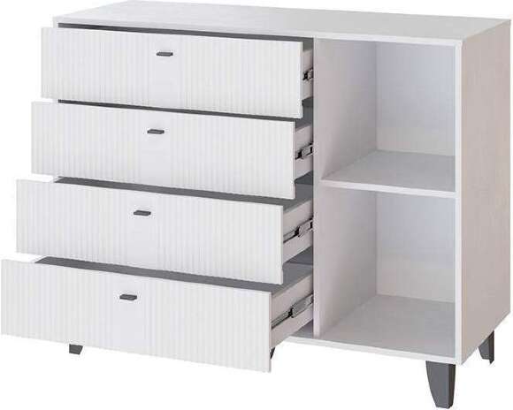 Комод Катрин-13, Белый, Белый снег Комод Катрин-13, Белый, Белый снег