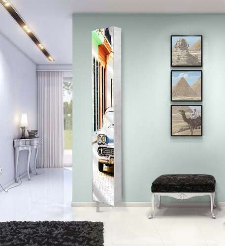 Поворотный шкаф Shelf.On Лупо Шелф Арт с рисунком на зеркале Куба art.5487 Поворотный шкаф Shelf.On Лупо Шелф Арт с рисунком на зеркале Куба art.5487