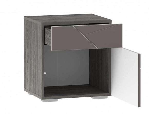 НМ 013.61 Тумба прикроватная Summit / ясень анкор тёмный / графит софт