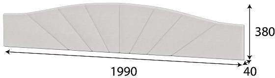 Мягкая спинка Александрия ЩМ-106