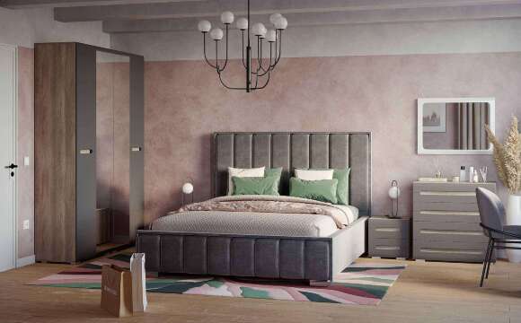 Тумба прикроватная Наоми ТБ-15 (БТС) Графит