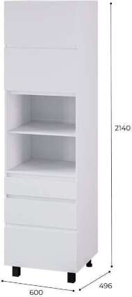 Пенал под духовку 600 6п1 Арника Лайт