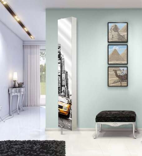 Поворотный шкаф Shelf.On Лупо Шелф Арт с рисунком на зеркале Такси art.5488 Поворотный шкаф Shelf.On Лупо Шелф Арт с рисунком на зеркале Такси art.5488