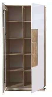 Гостиная Дора комплектация 2 дуб сонома/белый глянец Гостиная Дора комплектация 2 дуб сонома/белый глянец