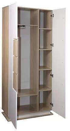 Гостиная Дора комплектация 2 дуб сонома/белый глянец Гостиная Дора комплектация 2 дуб сонома/белый глянец