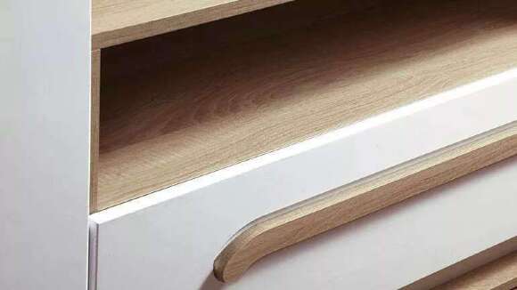 Гостиная Дора комплектация 2 дуб сонома/белый глянец Гостиная Дора комплектация 2 дуб сонома/белый глянец