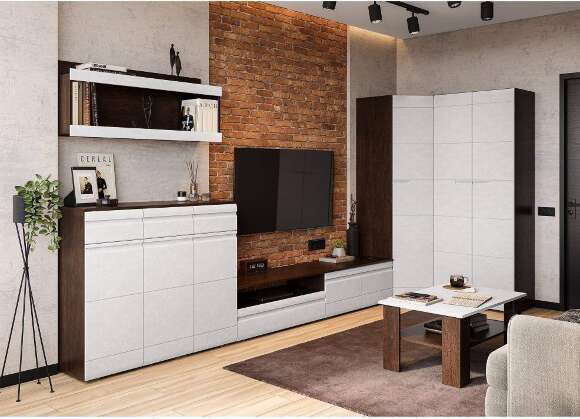 Шкаф двухстворчатый Бруклин ШК-02