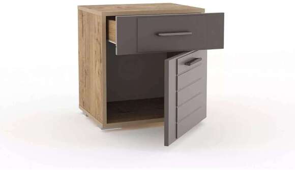 НМ 013.62 Тумба прикроватная Livorno /дуб бунратти / софт графит НМ 013.62 Тумба прикроватная Livorno /дуб бунратти / софт графит