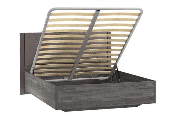 НМ 040.71 кровать Summit / ясень анкор тёмный / графит софт