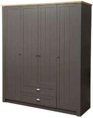 Шкаф для одежды Прованс (Олмеко) 37.01 серый