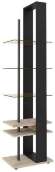 Стеллаж Nature 25 (Глазов) Гаскон пайн/Черный Стеллаж Nature 25 (Глазов) Гаскон пайн/Черный