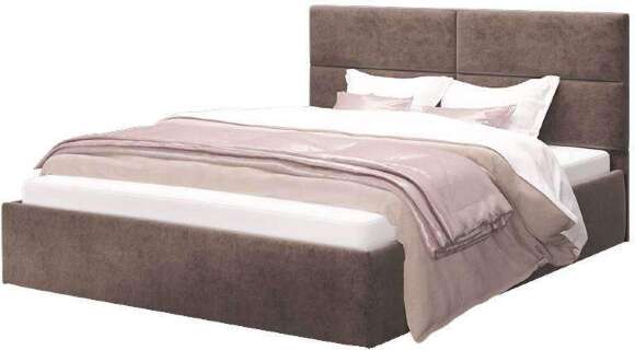 Кровать с подъемным механизмом Сити 140х200, коричневый