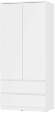 Шкаф двухстворчатый Симпл ШК-03 (БТС) Белый