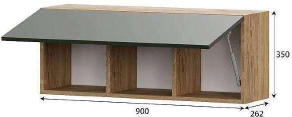 Шкаф навесной Милан (SV-Мебель) Олива Софт Шкаф навесной Милан (SV-Мебель) Олива Софт