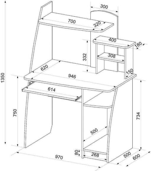 Интел-17 стол компьютерный Бодега Темный / Светлый