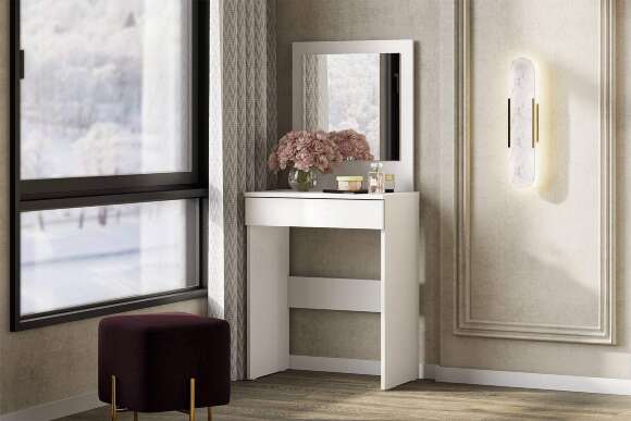 Стол туалетный Бали, Белый шагрень Стол туалетный Бали, Белый шагрень