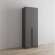 Распашной шкаф Мадрид 0.8, Графит серый Распашной шкаф Мадрид 0.8, Графит серый