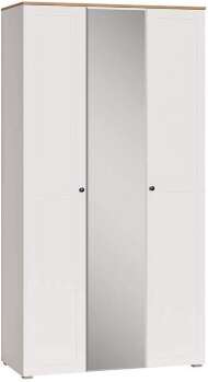 Шкаф для одежды 13.336.03, Белый шагрень, Дуб золотой Шкаф для одежды 13.336.03, Белый шагрень, Дуб золотой