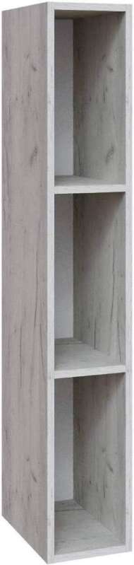 Альберо Пенал открытый настенный дуб крафт белый