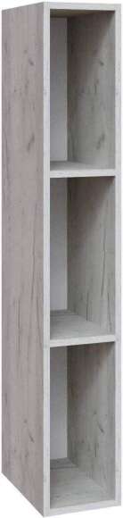 Альберо Пенал открытый настенный дуб крафт белый