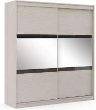 Сити 11-2 шкаф Белая Аляска / Черный Сити 11-2 шкаф Белая Аляска / Черный