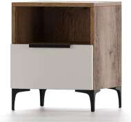 Харди тумба прикроватная Дуб Делано Темный / Супермат Джелато Харди тумба прикроватная Дуб Делано Темный / Супермат Джелато