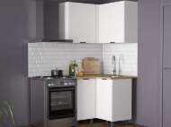 Кухня Венера угловая 1000 х 1000 МДФ Белый матовый Кухня Венера угловая 1000 х 1000 МДФ Белый матовый