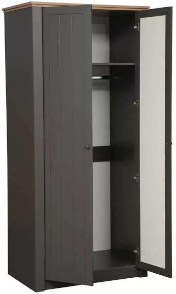 Шкаф для одежды Прованс (Олмеко) 37.03 серый