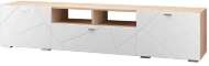 Тумба под ТВ (1 ящик, 2 дверки) Скайлайн MLK (Белый)