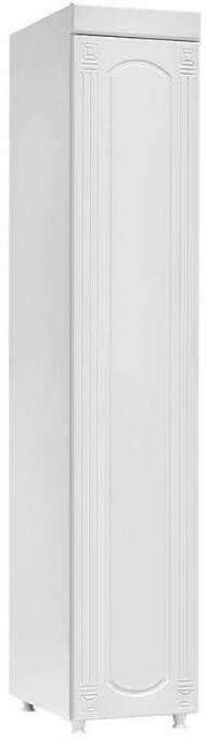 Шкаф-пенал 1дв. (гл.560) Афина АФ-33 белое дерево