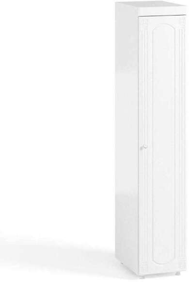 Шкаф-пенал 1дв. (гл.560) Афина АФ-33 белое дерево