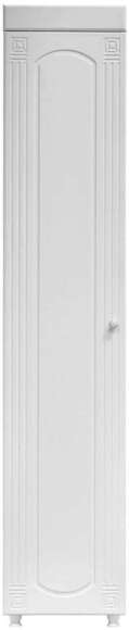 Шкаф-пенал 1дв. (гл.560) Афина АФ-33 белое дерево