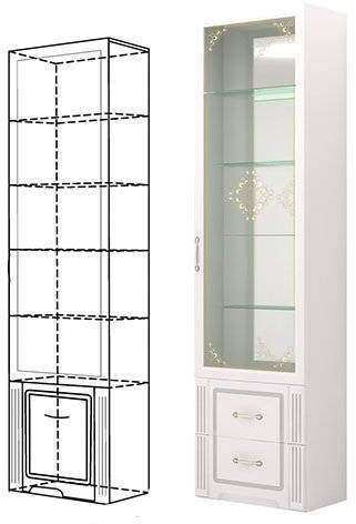 Гостиная Виктория (Ижмебель) Вариант 3